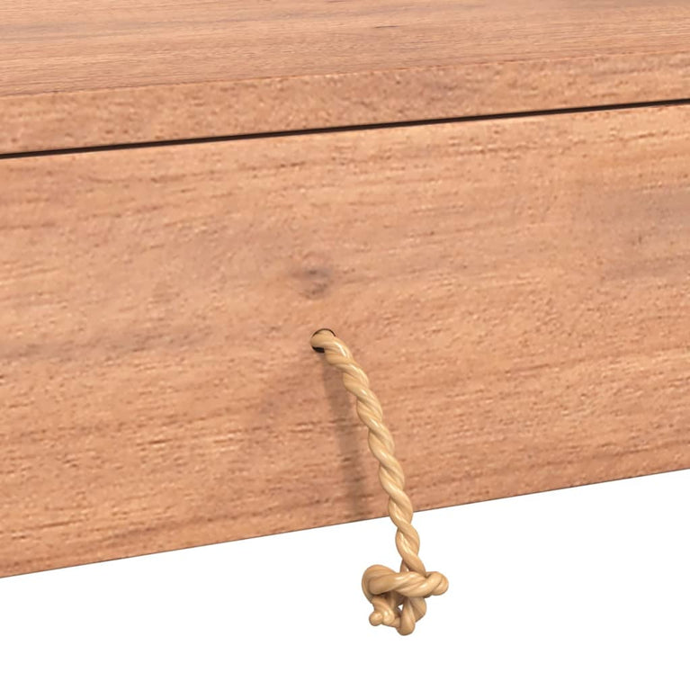 Wandtafel 90x35x75 cm massief teakhout MeubelReus