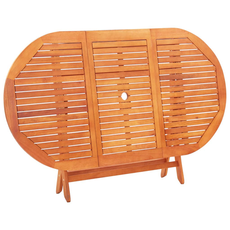 Tuintafel inklapbaar 160x85x74 cm massief eucalyptushout MeubelReus
