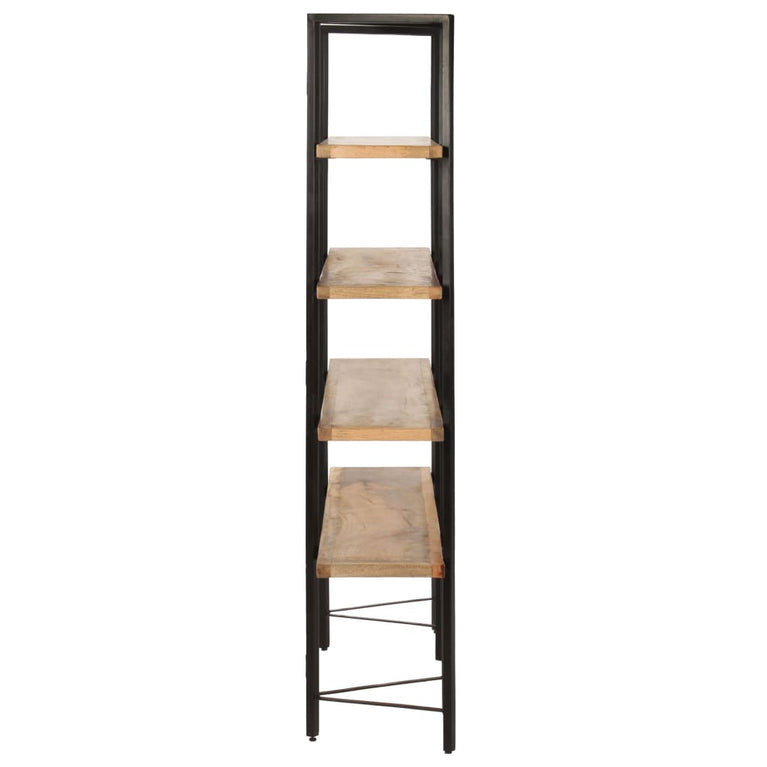 Boekenkast met 4 schappen 160x35x160 cm massief mangohout MeubelReus