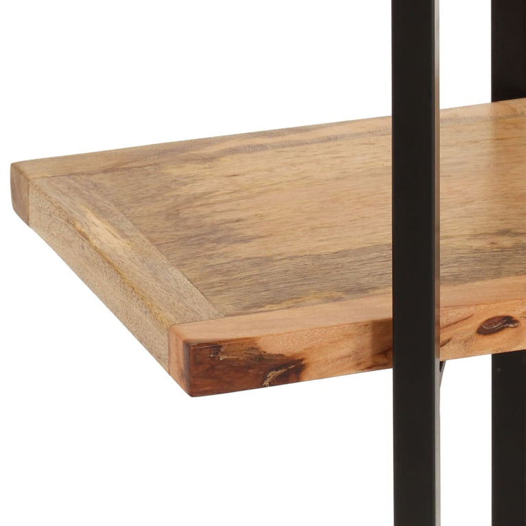 Boekenkast met 4 schappen 160x35x160 cm massief mangohout MeubelReus