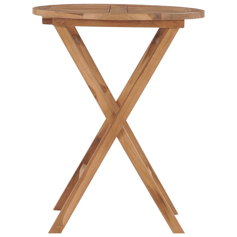 Tuintafel inklapbaar 60 cm massief teakhout MeubelReus