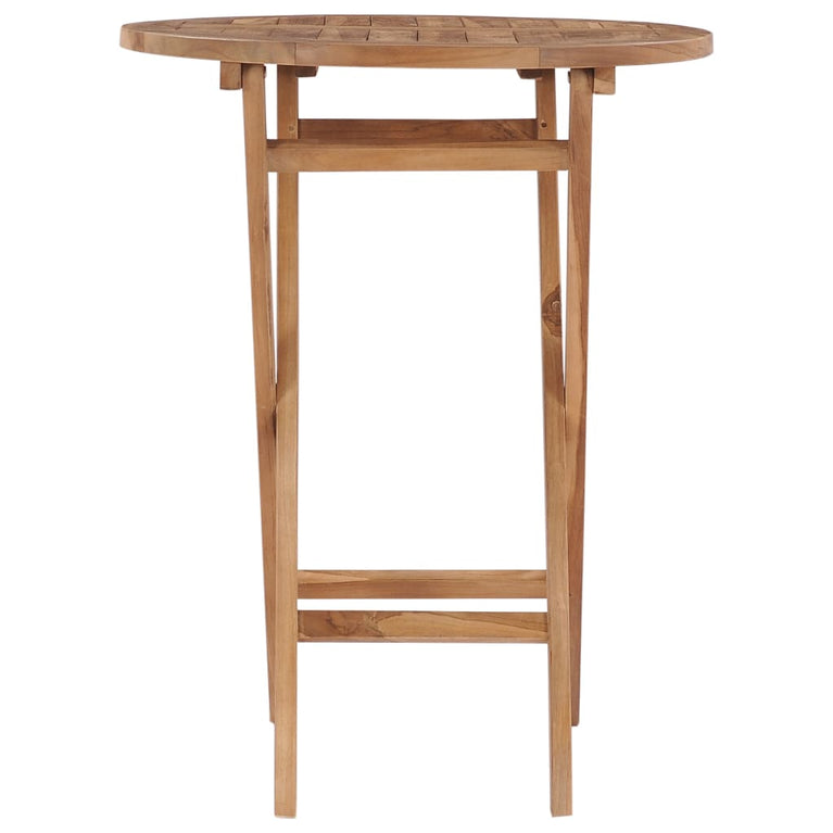 Tuintafel inklapbaar 60 cm massief teakhout MeubelReus