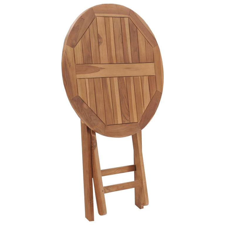 Tuintafel inklapbaar 60 cm massief teakhout MeubelReus