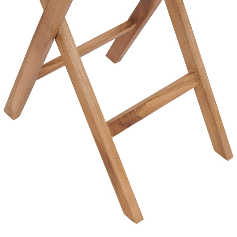 Tuintafel inklapbaar 60 cm massief teakhout MeubelReus