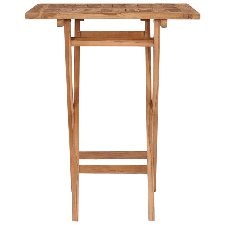 Tuintafel inklapbaar 60x60x75 cm massief teakhout MeubelReus