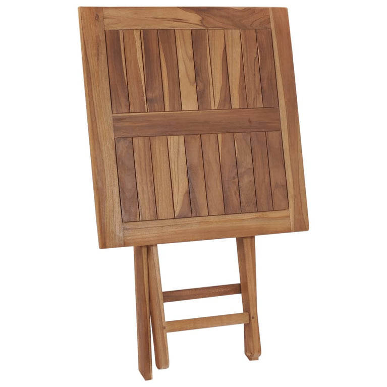 Tuintafel inklapbaar 60x60x75 cm massief teakhout MeubelReus