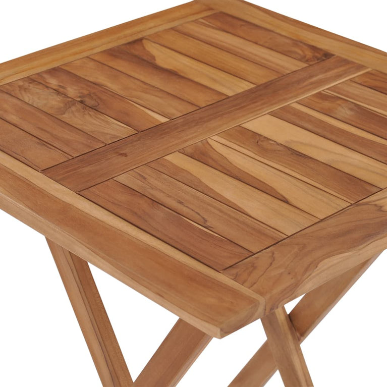 Tuintafel inklapbaar 60x60x75 cm massief teakhout MeubelReus