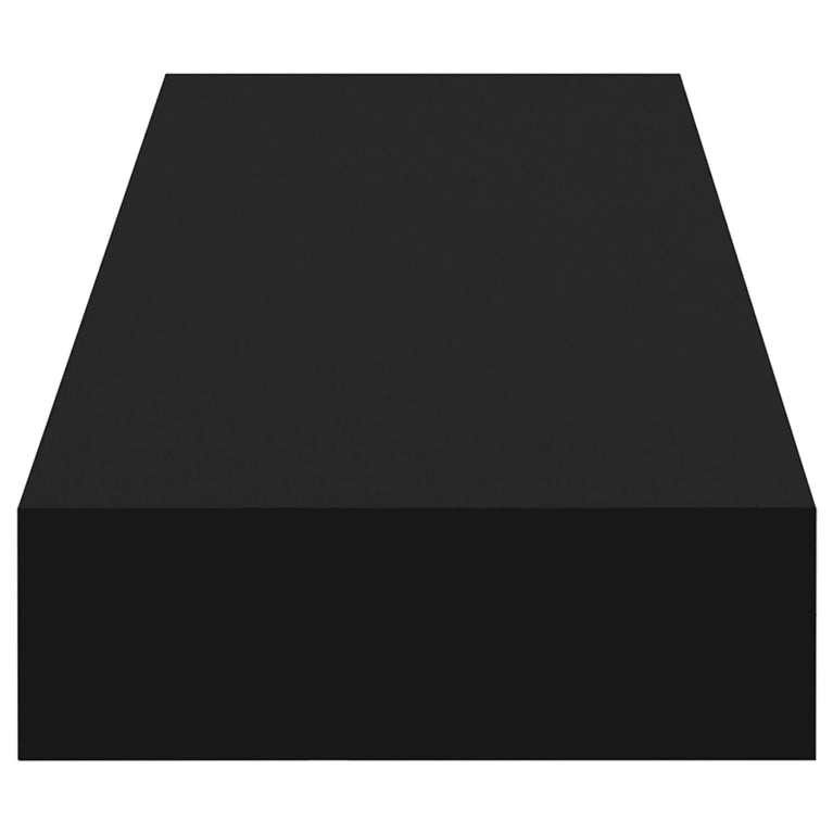 Wandschap met lade zwevend 80x25x8 cm zwart MeubelReus