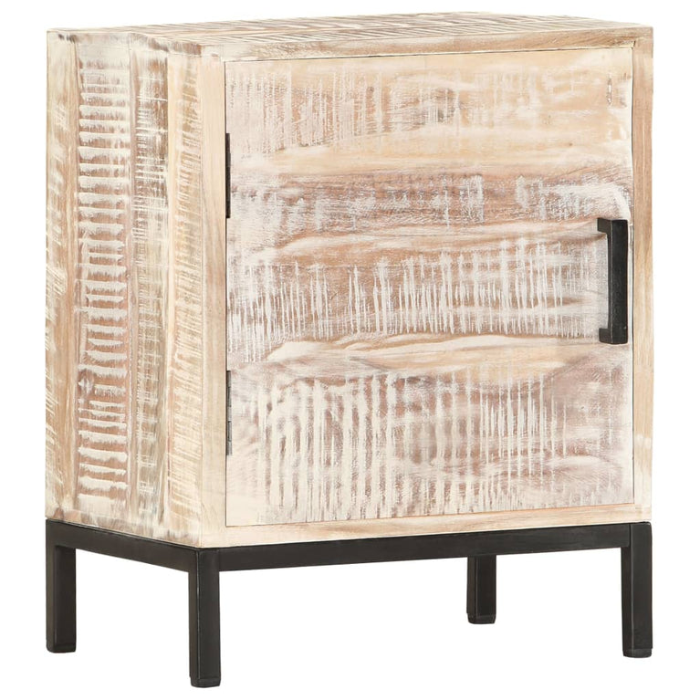 Nachtkastje 40x30x50 cm massief acaciahout MeubelReus