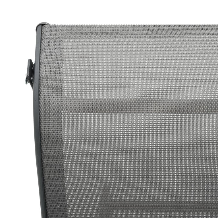 Ligbed aluminium en textileen MeubelReus