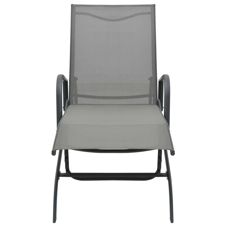 Ligbed staal en textileen MeubelReus