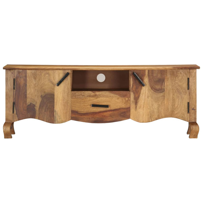 Tv-meubel 115x30x42 cm massief sheeshamhout MeubelReus