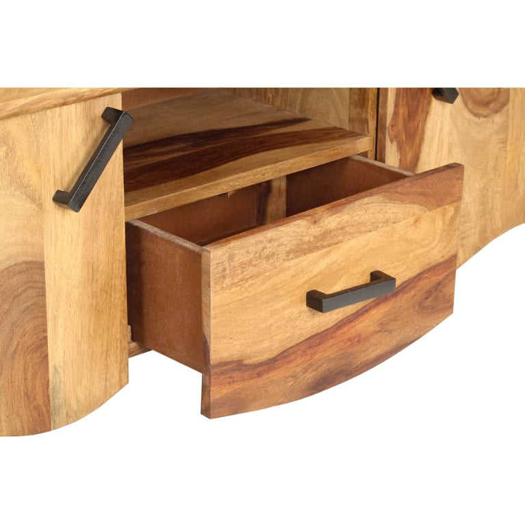 Tv-meubel 115x30x42 cm massief sheeshamhout MeubelReus