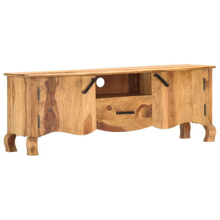 Tv-meubel 115x30x42 cm massief sheeshamhout MeubelReus