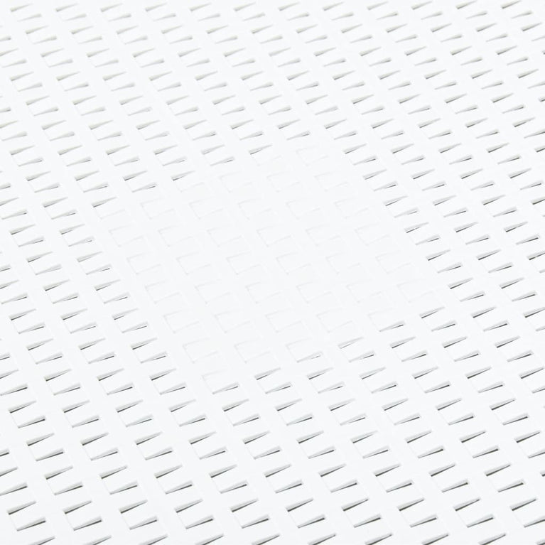 Bijzettafel 54x54x36,5 cm kunststof wit MeubelReus