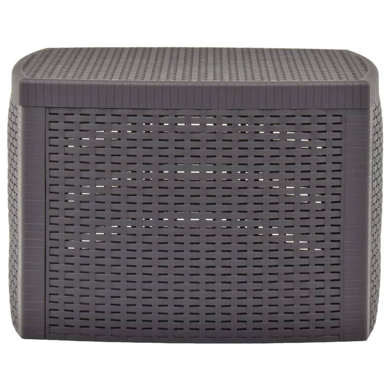 Bijzettafel 54x54x36,5 cm kunststof mokka MeubelReus