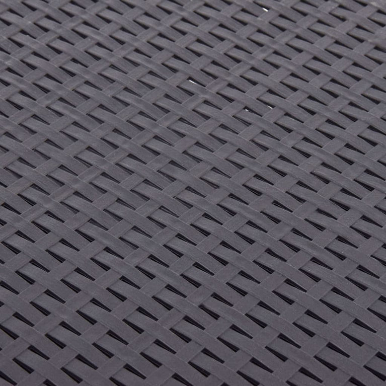 Bijzettafel 54x54x36,5 cm kunststof mokka MeubelReus