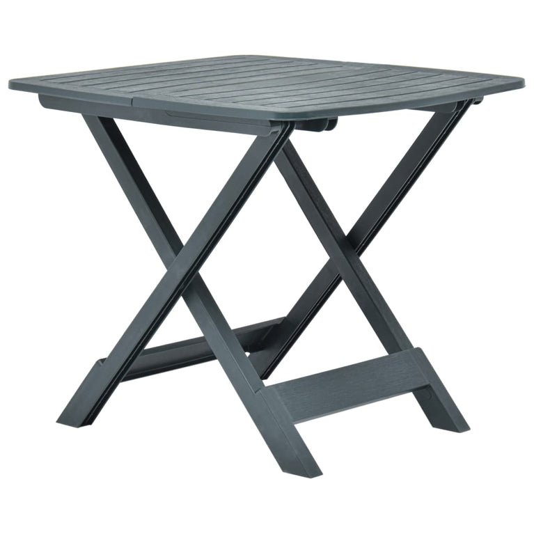 Tuintafel inklapbaar 79x72x70 cm kunststof groen MeubelReus