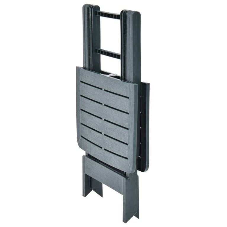 Tuintafel inklapbaar 79x72x70 cm kunststof groen MeubelReus