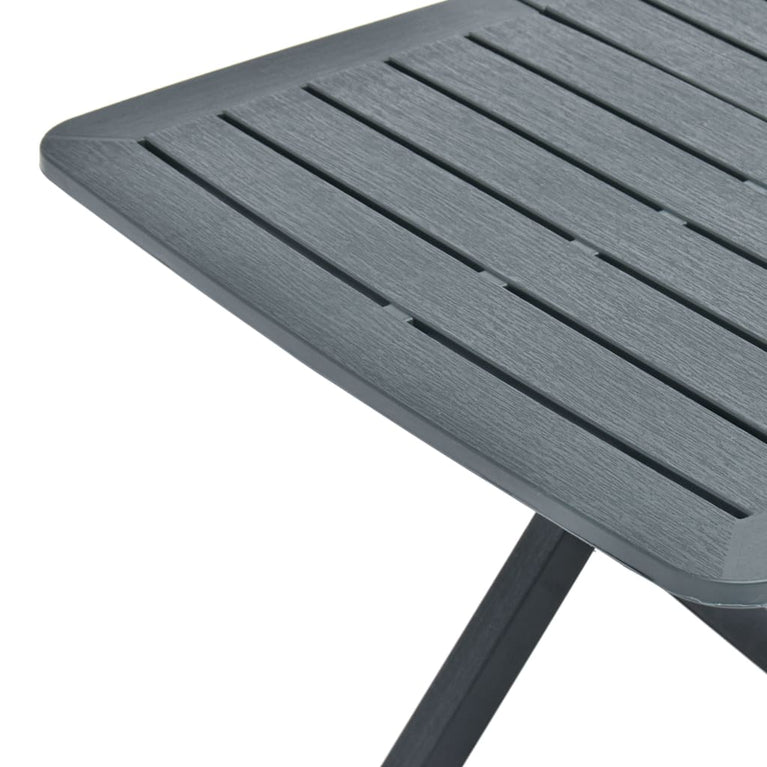 Tuintafel inklapbaar 79x72x70 cm kunststof groen MeubelReus