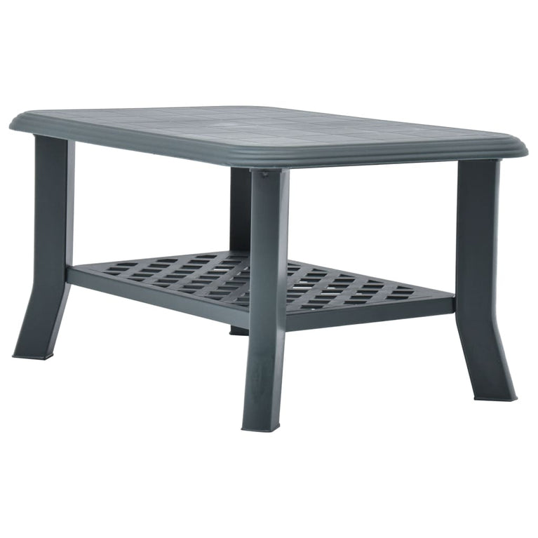 Salontafel 90x60x46 cm kunststof groen MeubelReus