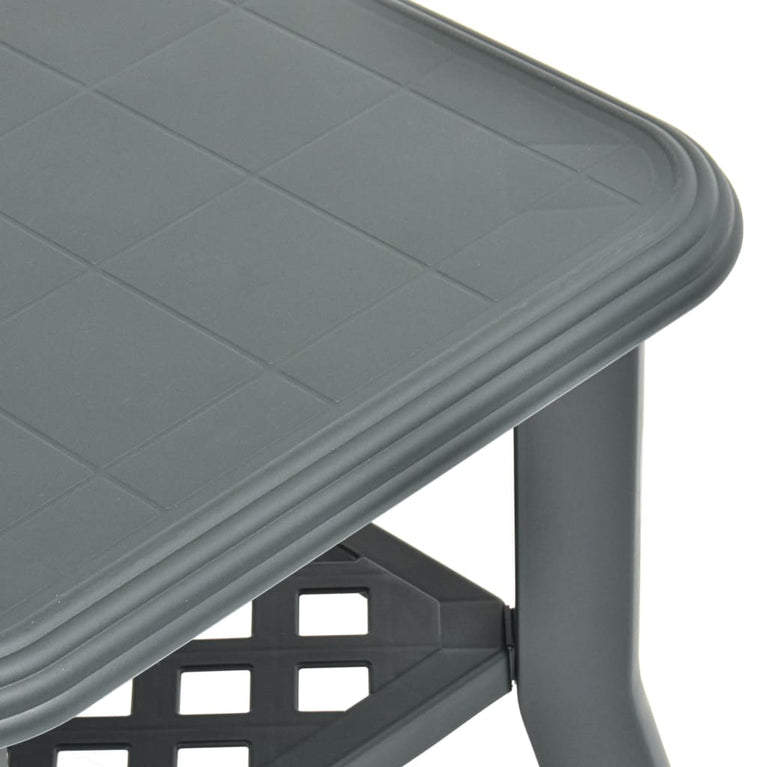 Salontafel 90x60x46 cm kunststof groen MeubelReus