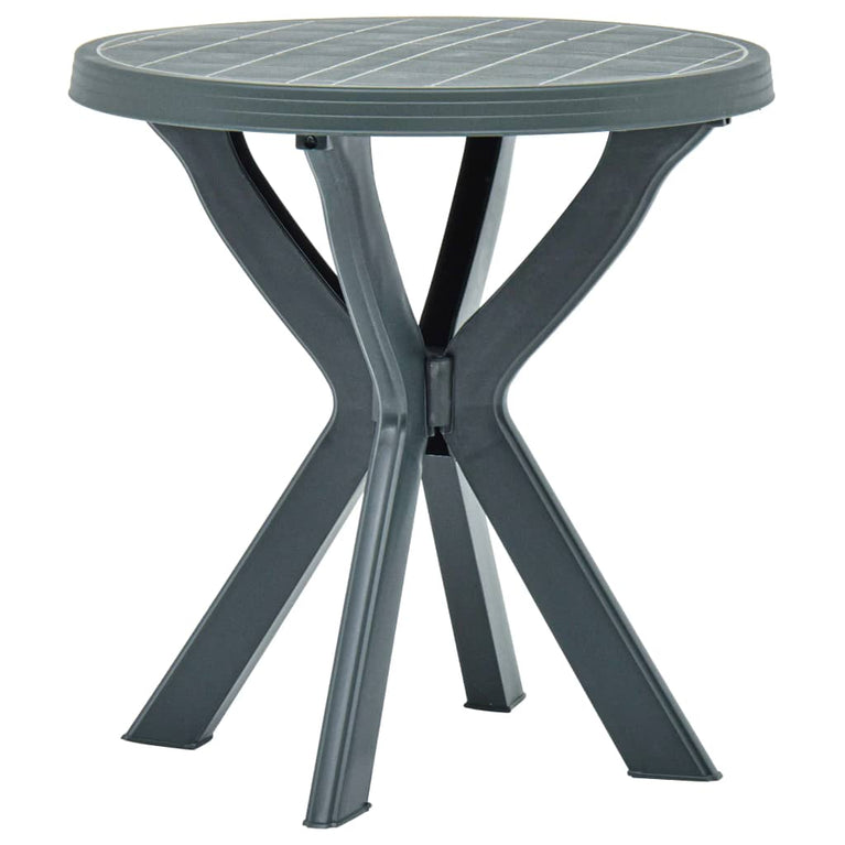 Bistrotafel Ø70 cm kunststof groen MeubelReus