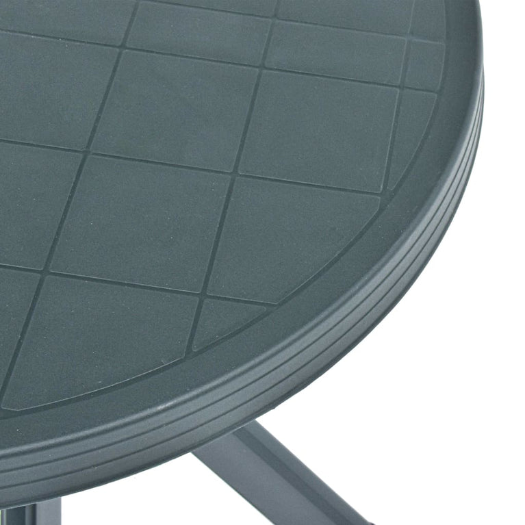 Bistrotafel Ø70 cm kunststof groen MeubelReus