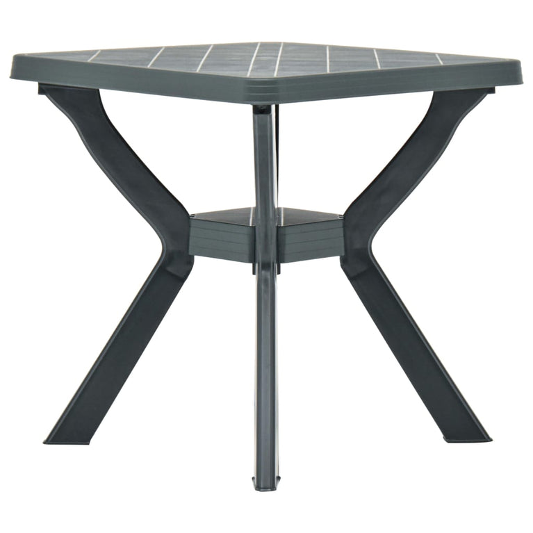 Bistrotafel 70x70x72 cm kunststof groen MeubelReus