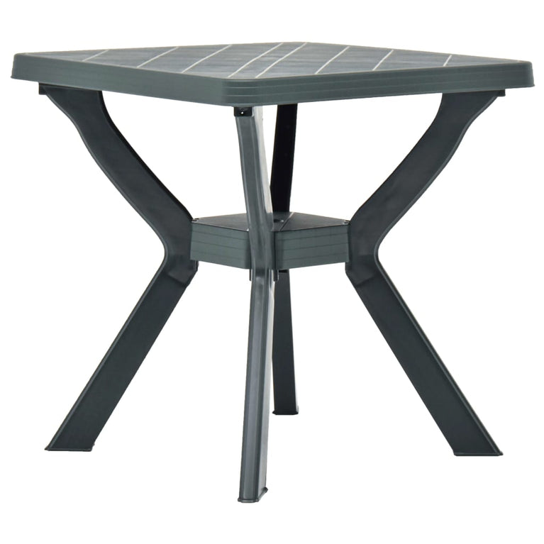 Bistrotafel 70x70x72 cm kunststof groen MeubelReus