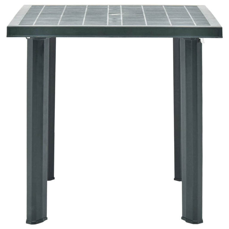 Tuintafel 80x75x72 cm kunststof groen MeubelReus