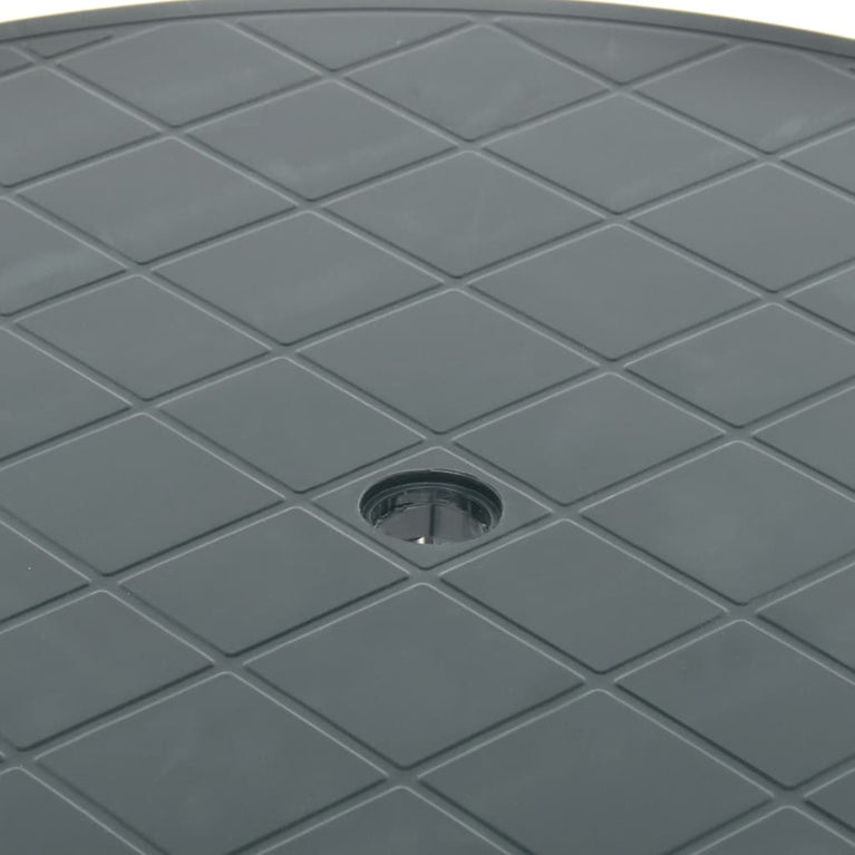 Tuintafel 89 cm kunststof groen MeubelReus