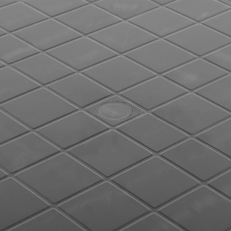 Tuintafel 89 cm kunststof antraciet MeubelReus