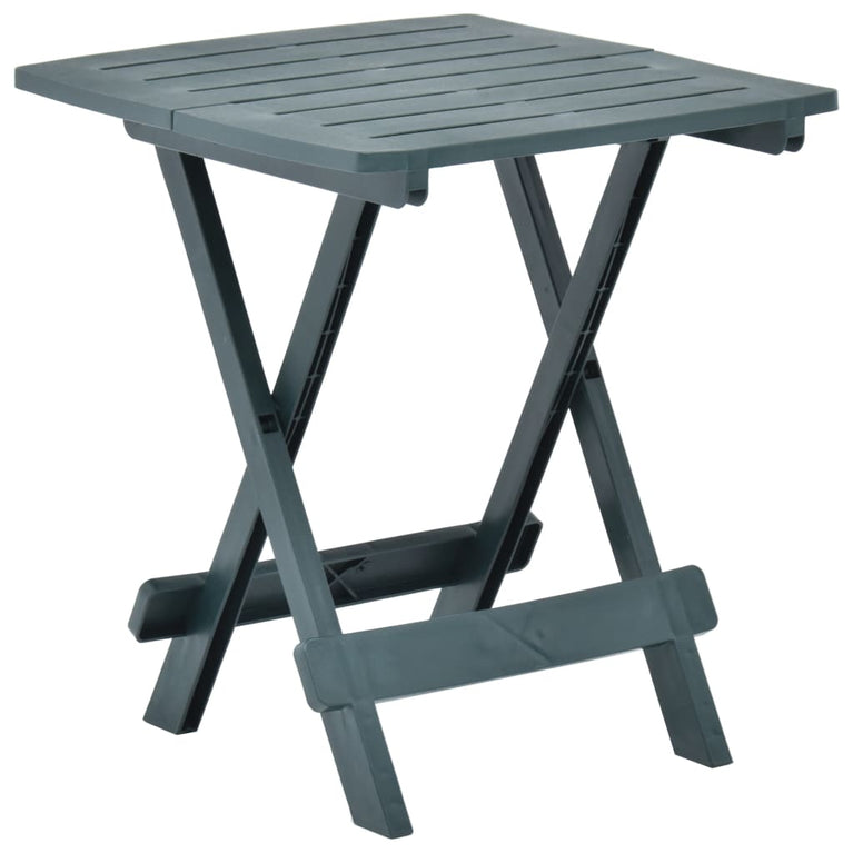Tuintafel inklapbaar 45x43x50 cm kunststof groen MeubelReus