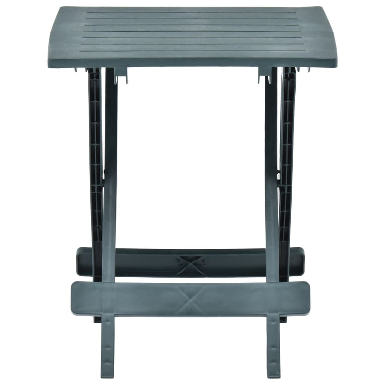 Tuintafel inklapbaar 45x43x50 cm kunststof groen MeubelReus