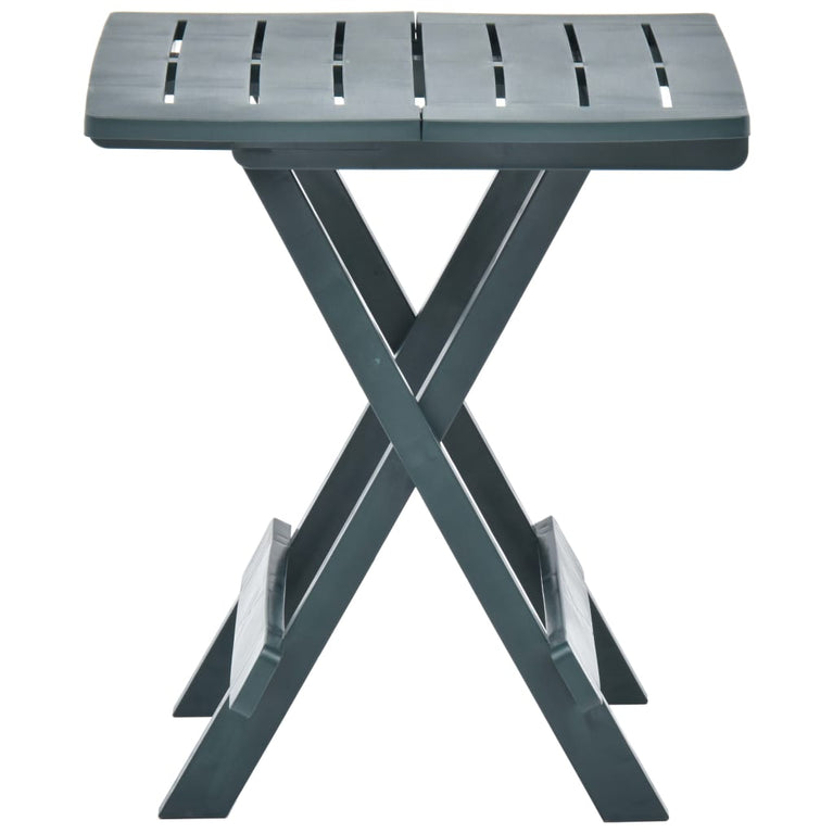 Tuintafel inklapbaar 45x43x50 cm kunststof groen MeubelReus