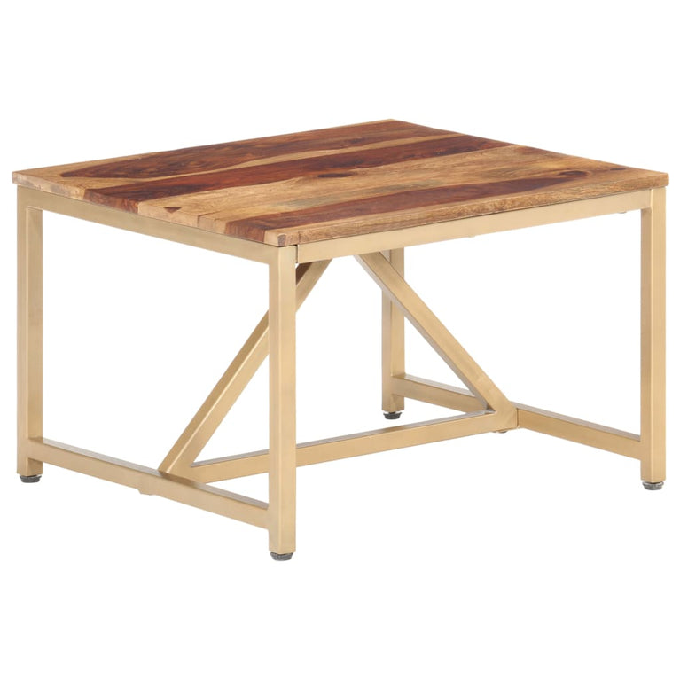 Bijzettafel 60x60x40 cm massief sheeshamhout MeubelReus