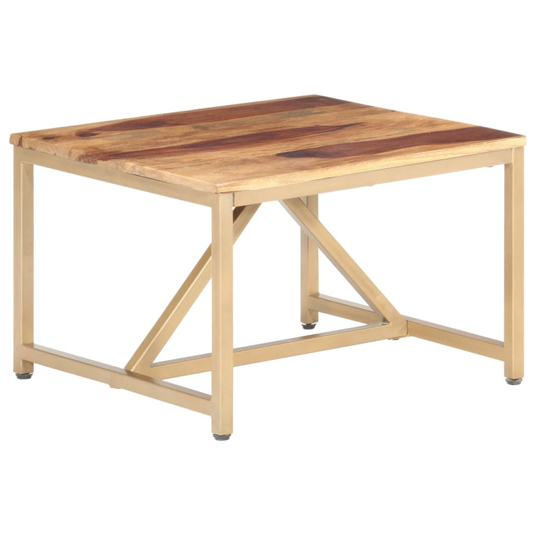 Bijzettafel 60x60x40 cm massief sheeshamhout MeubelReus