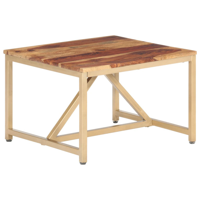 Bijzettafel 60x60x40 cm massief sheeshamhout MeubelReus