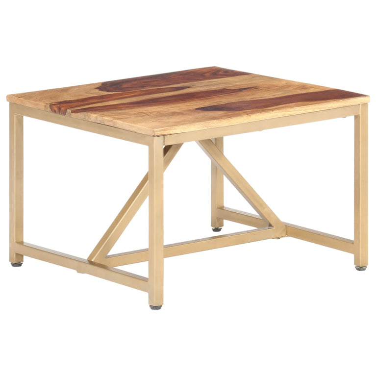 Bijzettafel 60x60x40 cm massief sheeshamhout MeubelReus