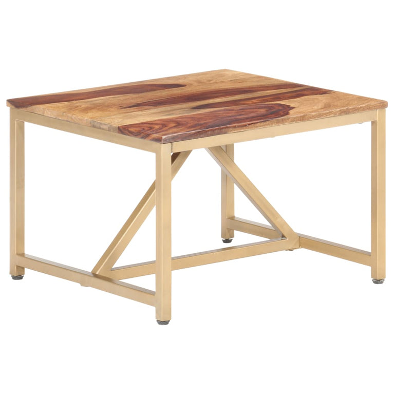 Bijzettafel 60x60x40 cm massief sheeshamhout MeubelReus
