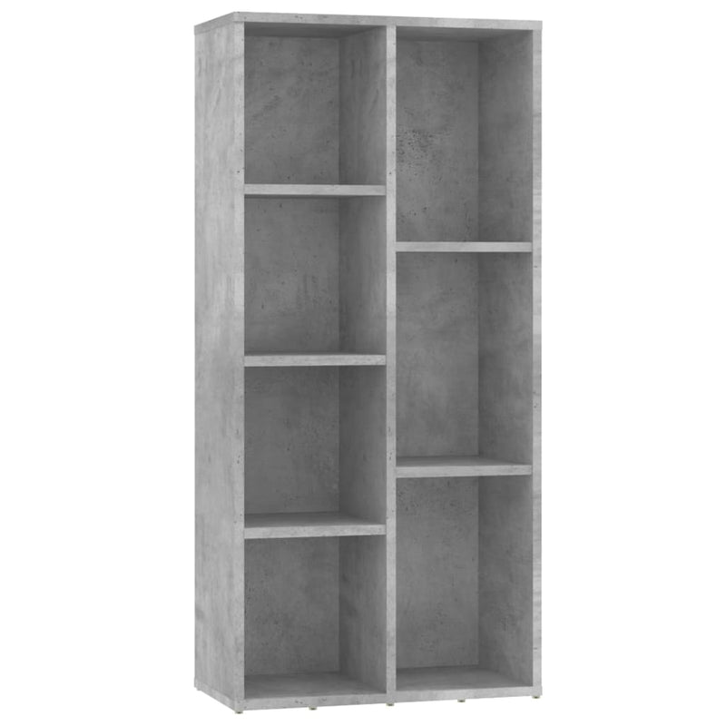 Boekenkast 50x25x106 cm spaanplaat betongrijs MeubelReus