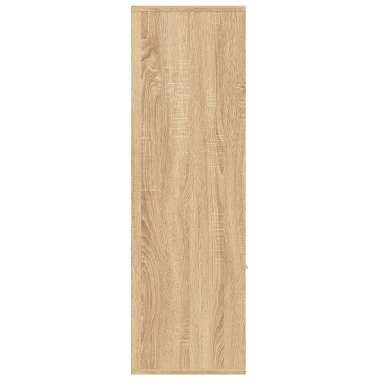 Boekenkast 98x30x98 cm spaanplaat sonoma eikenkleurig