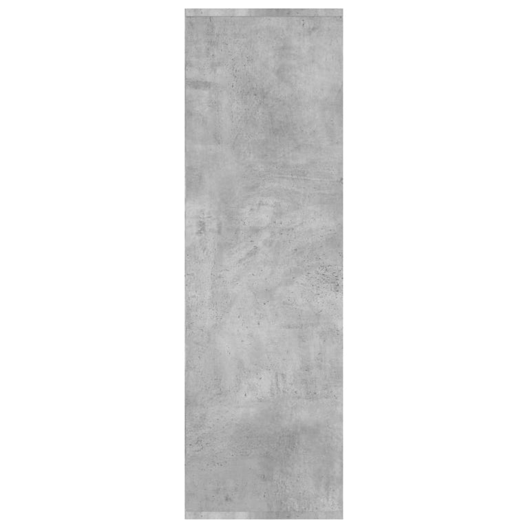Boekenkast 98x30x98 cm spaanplaat betongrijs MeubelReus