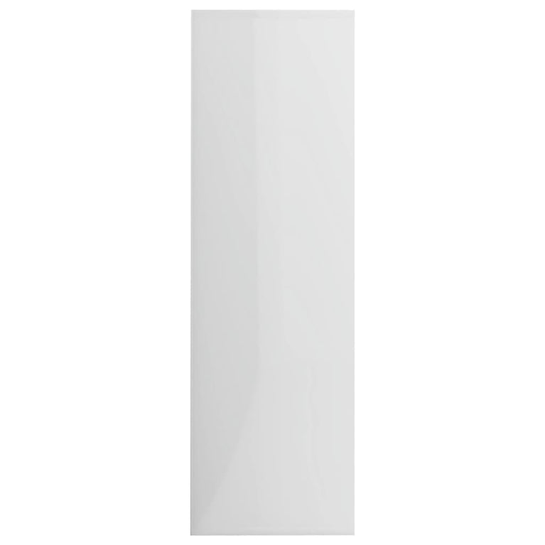 Boekenkast 98x30x98 cm spaanplaat hoogglans wit MeubelReus