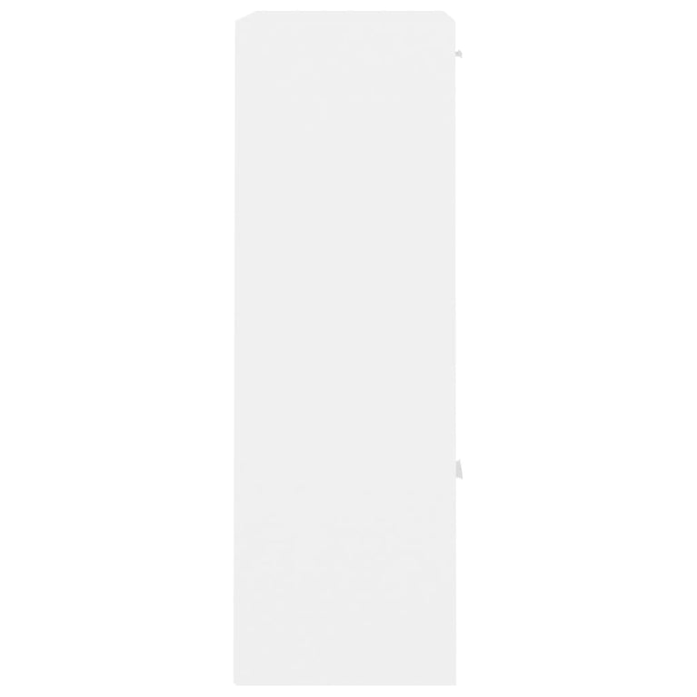 Opbergkast 60x29,5x90 cm bewerkt hout wit MeubelReus