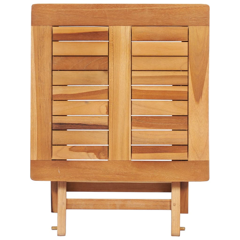 Ligbedden 2 st met tafel massief teakhout MeubelReus