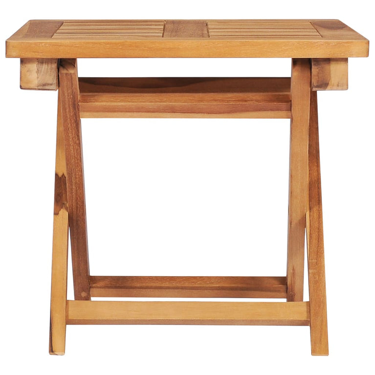 Ligbedden 2 st met tafel massief teakhout MeubelReus