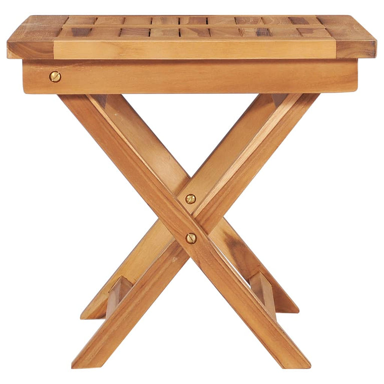 Ligbedden 2 st met tafel massief teakhout MeubelReus