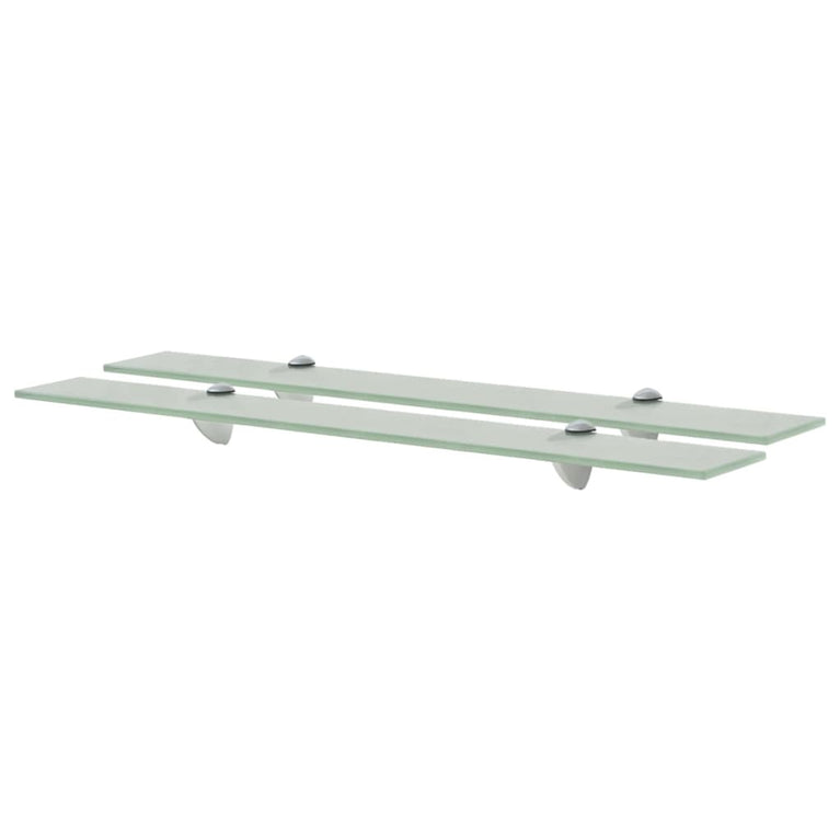 Schappen zwevend 2 st 70x10 cm 8 mm glas MeubelReus